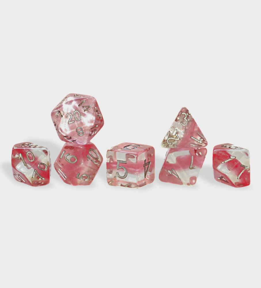 Neutron Dice Rose Quartz Pink