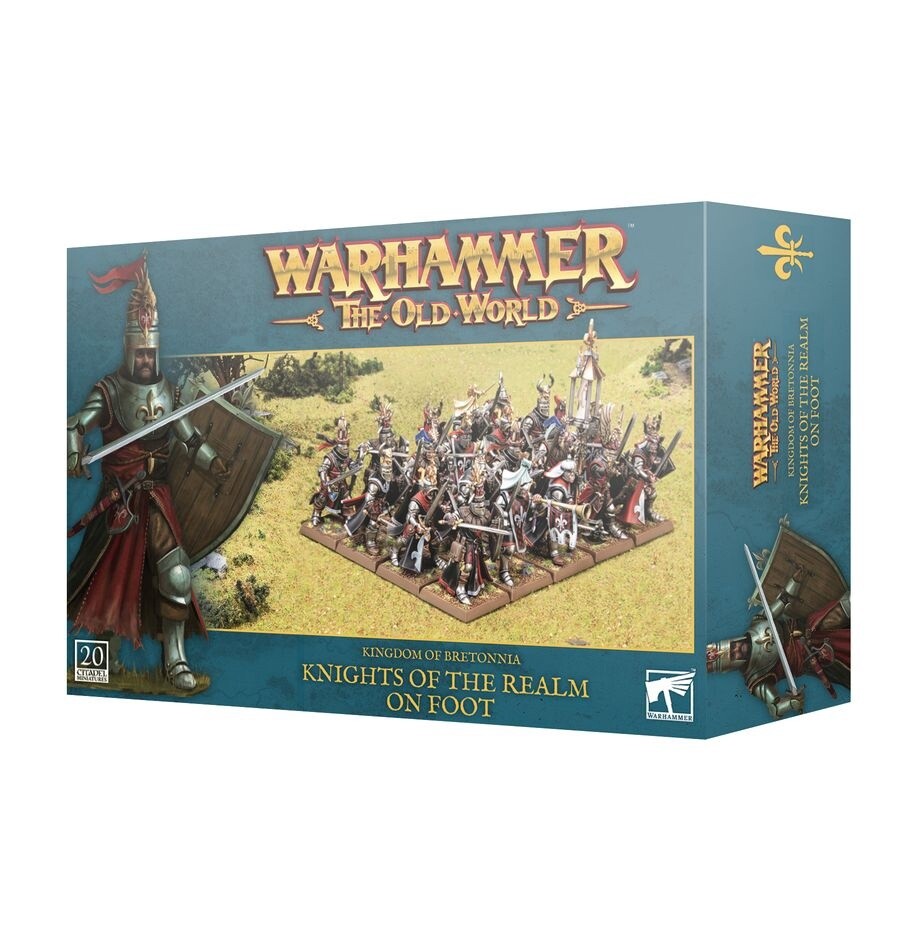 Warhammer The Old World Kingdom Of Bretonnia Knights of The Realm On Foot