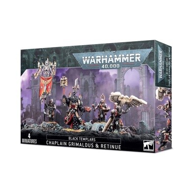 Black Templars Chaplain Grimaldus &amp; Retinue
