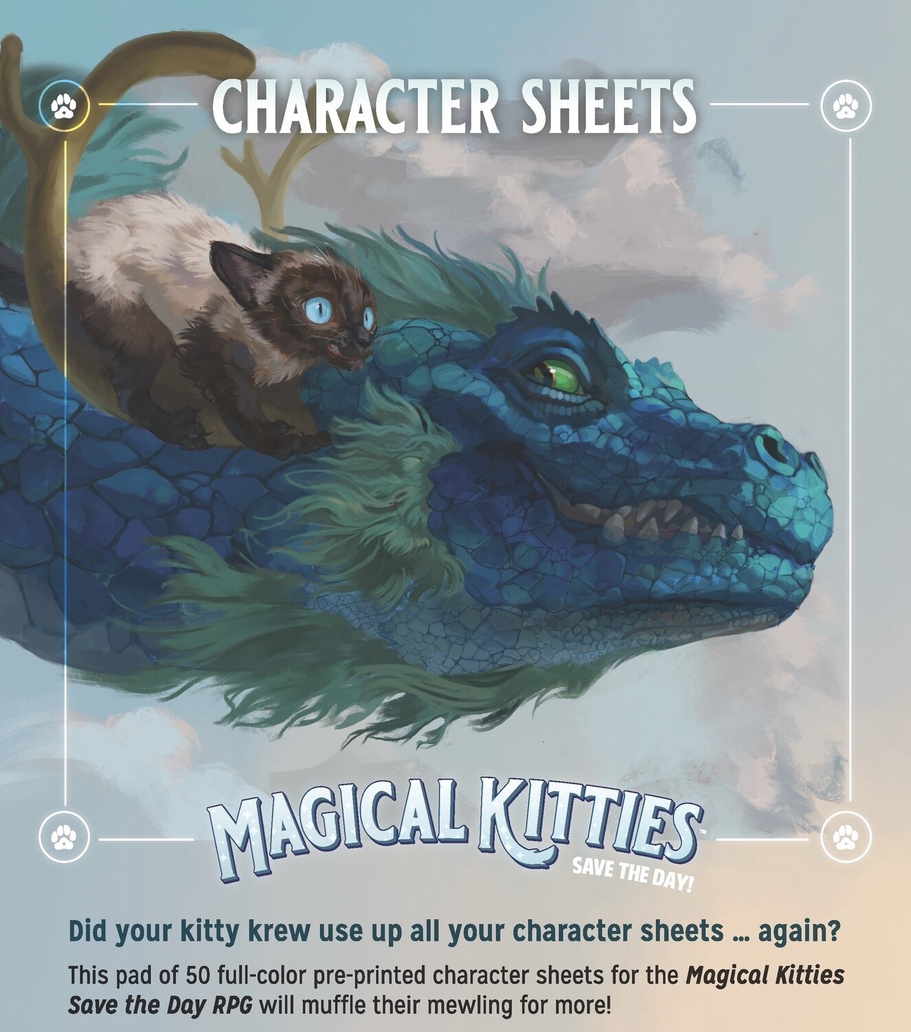 Magical Kitties Character Sheets
