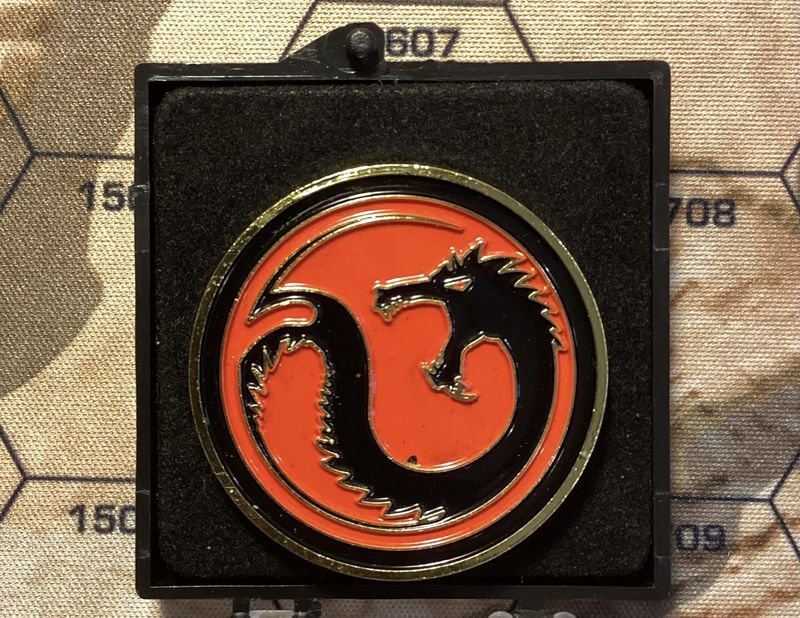 Battletech Draconis Combine Enamel Pin