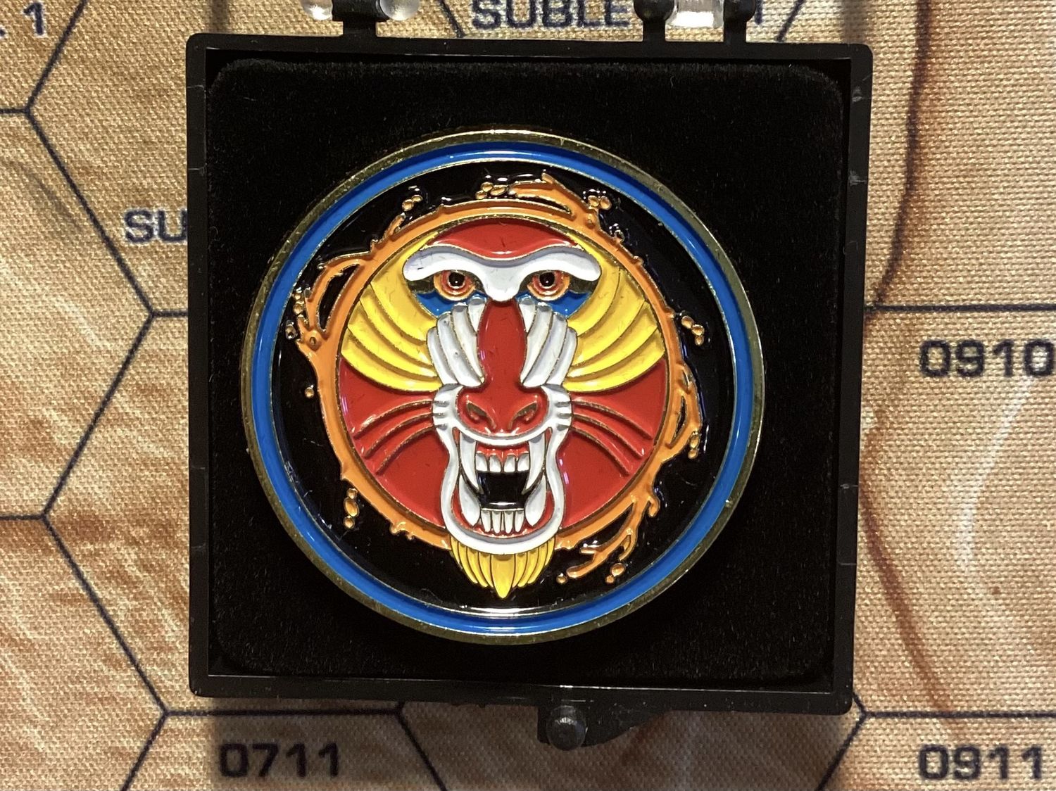 Battletech Clan Fire Mandril Enamel Pin