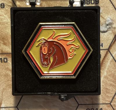 Battletech Clan Hell’s Horses Enamel Pin