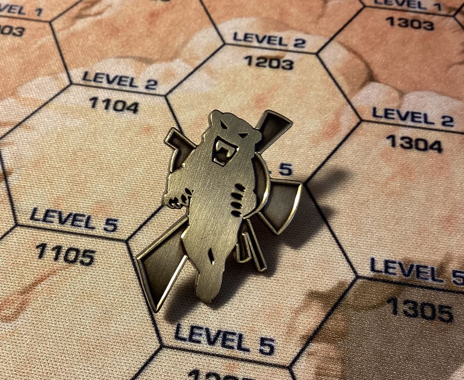 Battletech Smoke Jaguar Enamel Pin
