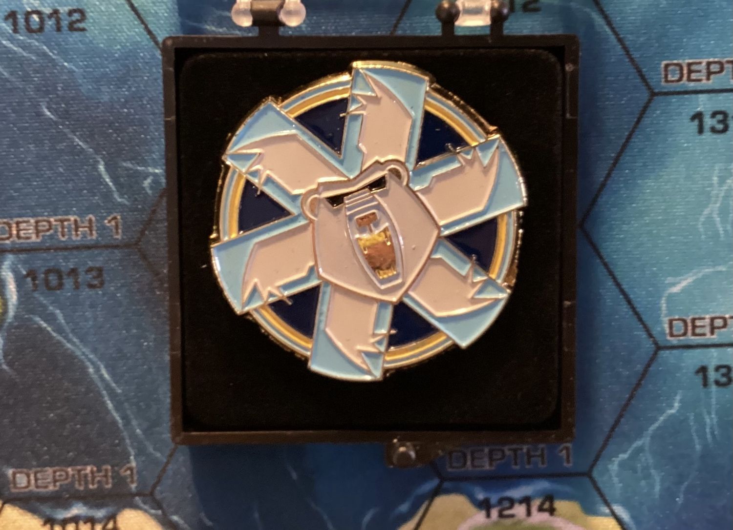 Battletech Clan Ghost Bear Enamel Pin