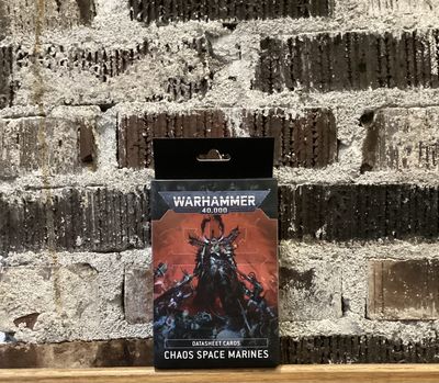 Chaos Space Marines Datasheet Cards