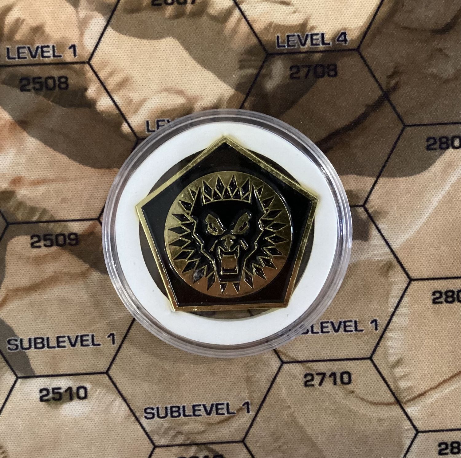 Battletech Clan Nova Cat Challenge Coin
