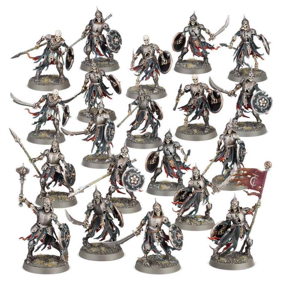 Warhammer Age of Sigmar Soulblight Gravelords Deathrattle Skeletons