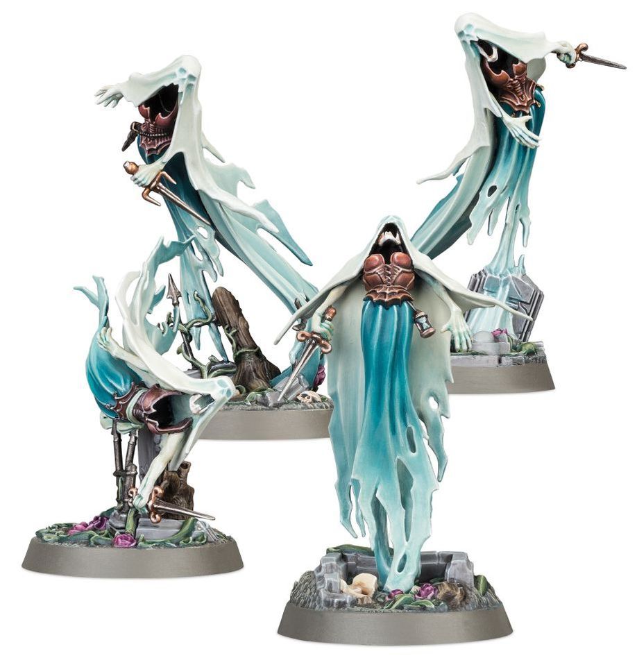 Age of Sigmar Nighthaunt Myrmourn Banshees