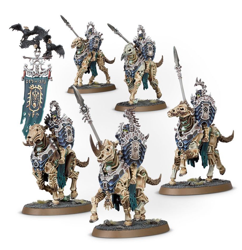 Age of Sigmar Ossiarch Bonereapers Kavalos Deathriders