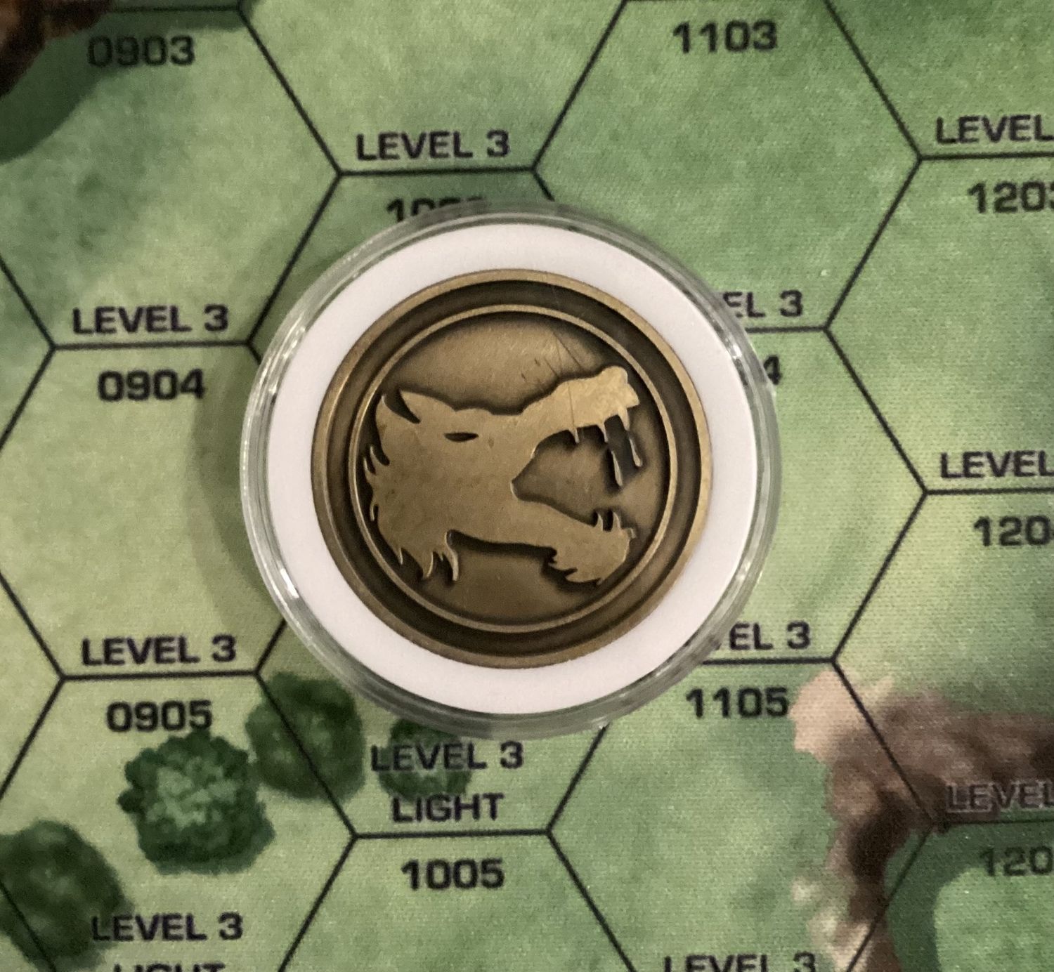 Battletech Wolf’s Dragoons Challenge Double-sided Coin