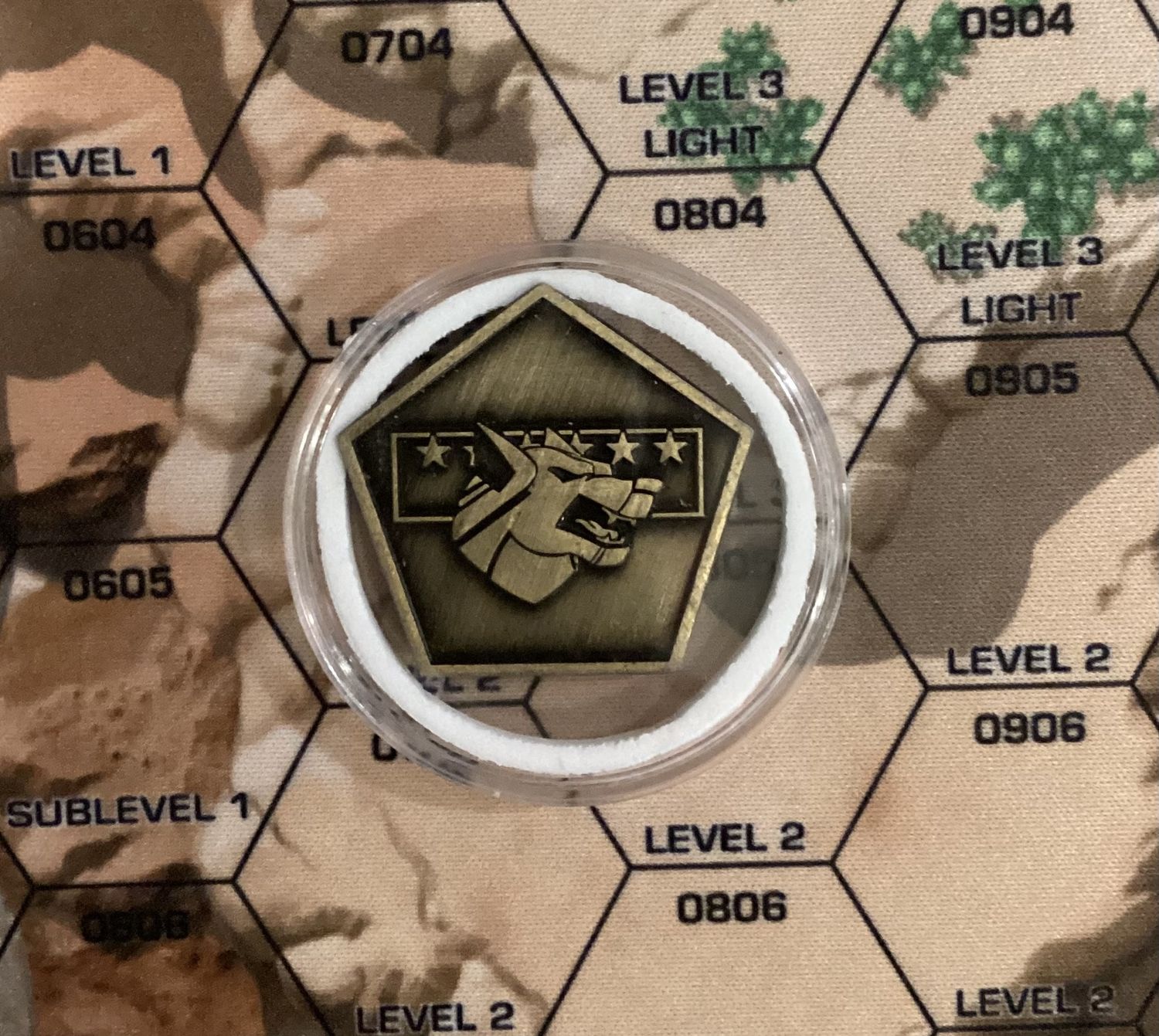 Battletech Wolf Clan Challenge Double-sided Coin