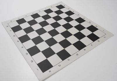 Chess Board Vinyl Roll-up Black