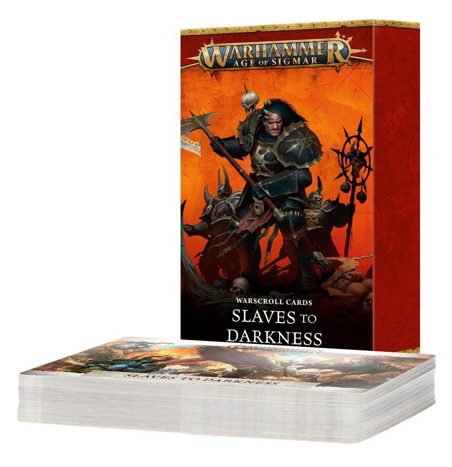 Age of Sigmar Warscroll Cards Slaves To Darkness