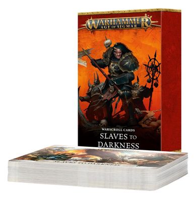Age of Sigmar Warscroll Cards Slaves To Darkness