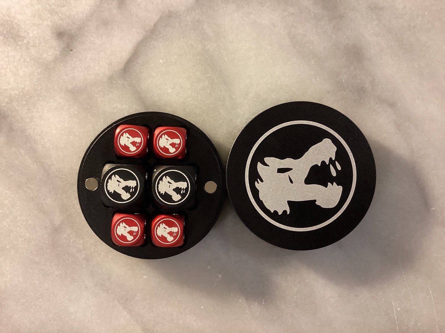 Battletech Dice Puck Wolf&#39;s Dragoons
