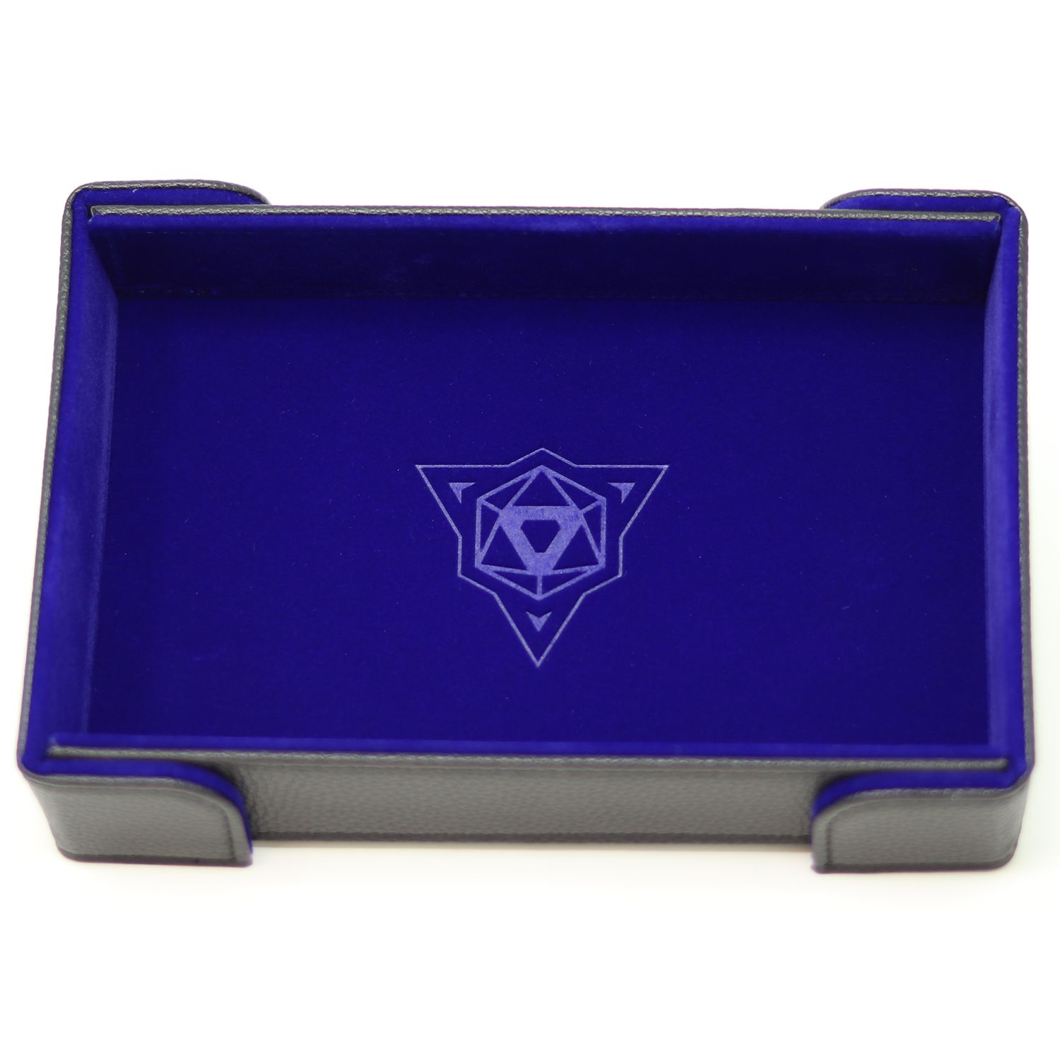 Table Armour Magnetic Rectangle Blue Velvet Dice Tray