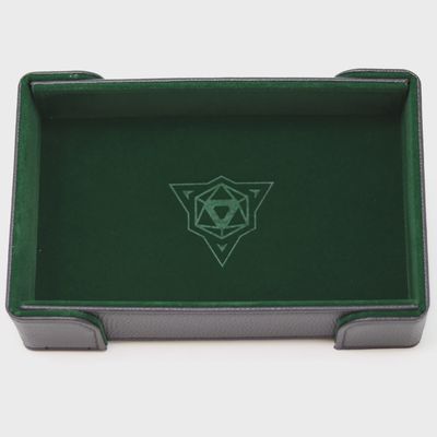Table Armour Magnetic Rectangle Green Velvet Dice Tray
