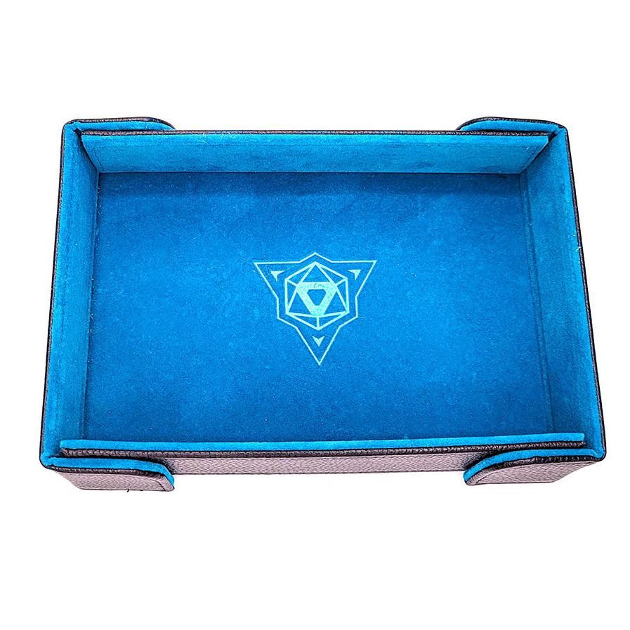 Table Armour Magnetic Rectangle Teal Velvet Dice Tray
