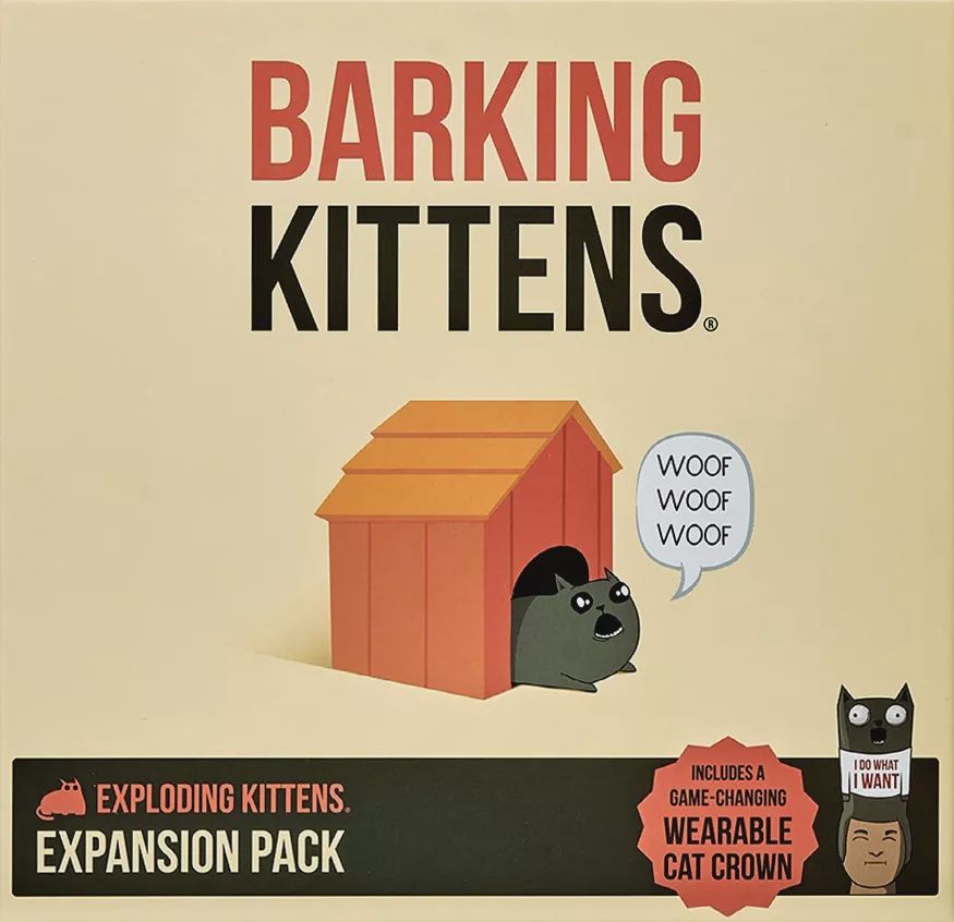 Barking Kittens Exploding Kittens Expansion Pack