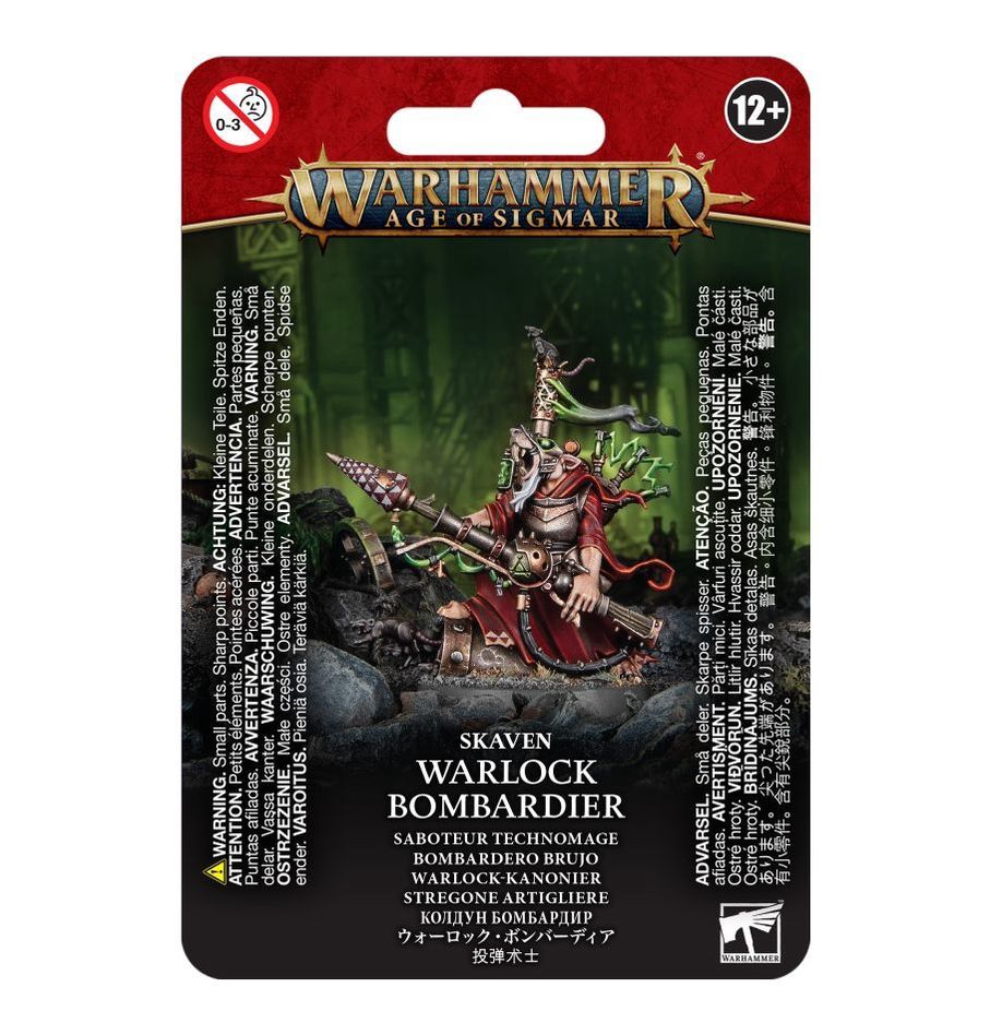 Age Of Sigmar Skaven Warlock Bombardier
