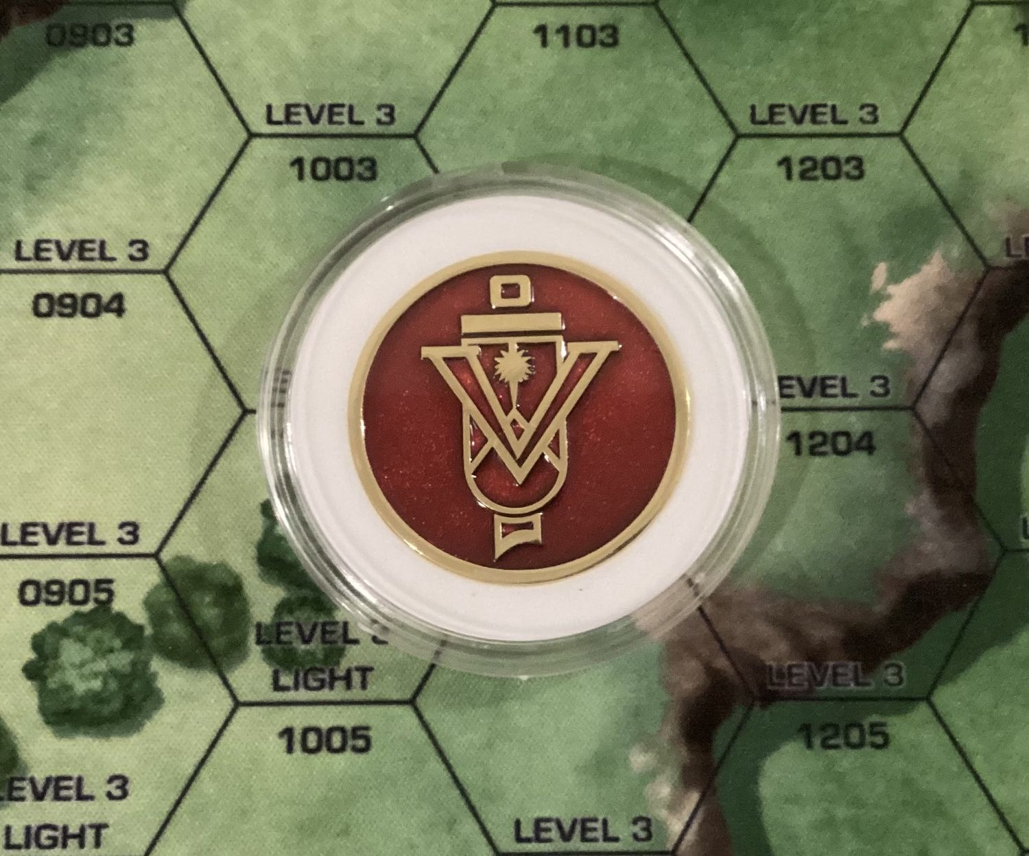 12th Vegan Rangers Double-sided Challenge Coin