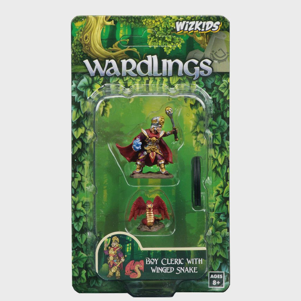 Wardlings Boy Cleric With Winged Snake