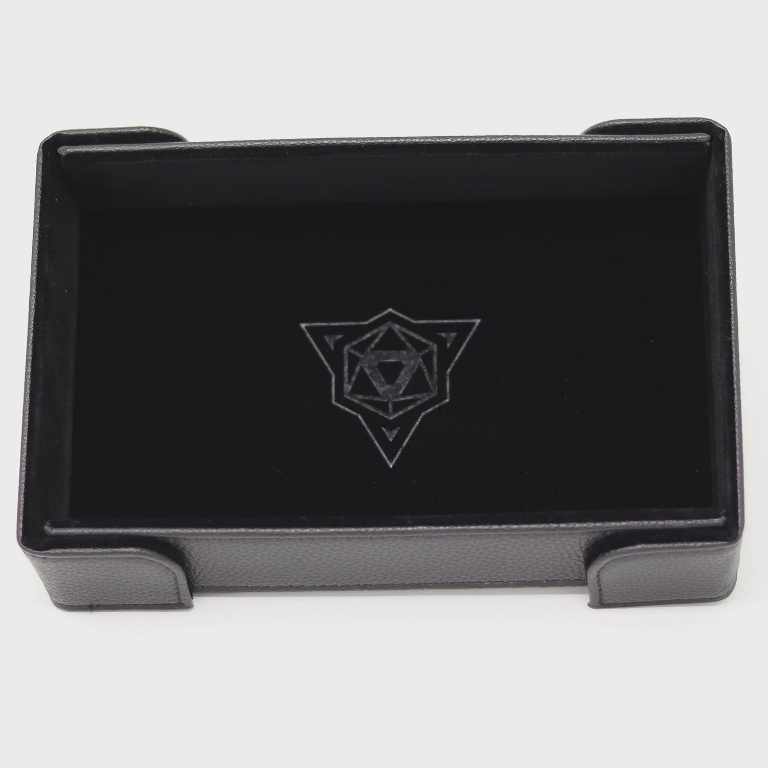 Table Armour Magnetic Rectangle Black Velvet Dice Tray