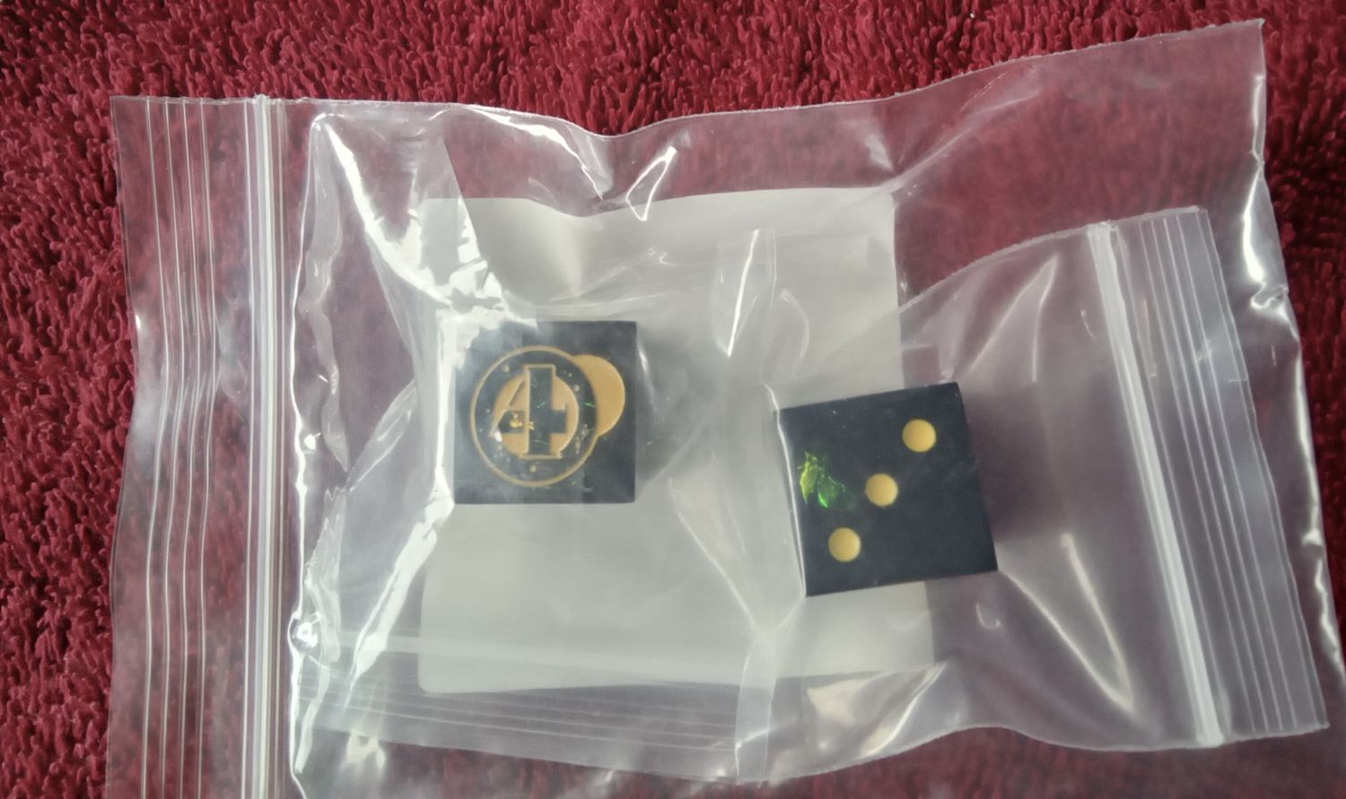 Laser Etched 4th Tau Ceti Rangers  Dice Pair