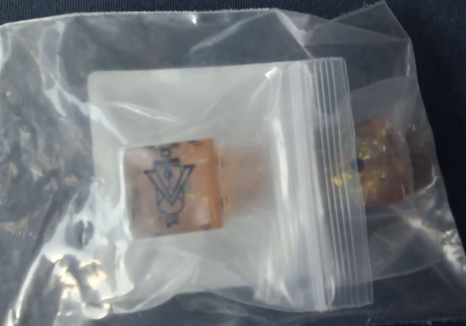 Laser Etched 12th Vegan Rangers Dice Pair