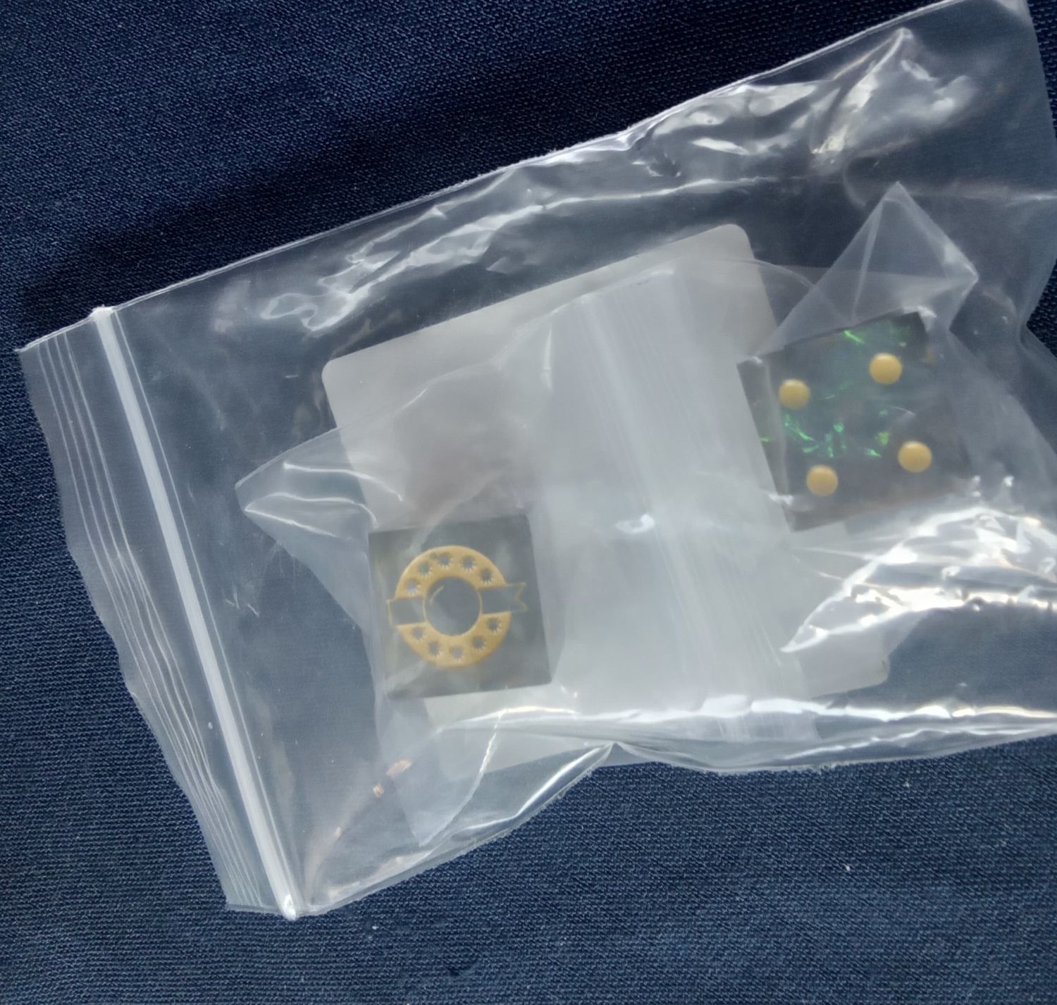 Laser Etched Republic of the Sphere Dice Pair