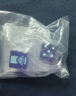 Laser Etched 21st Centauri Lancers Dice Pair