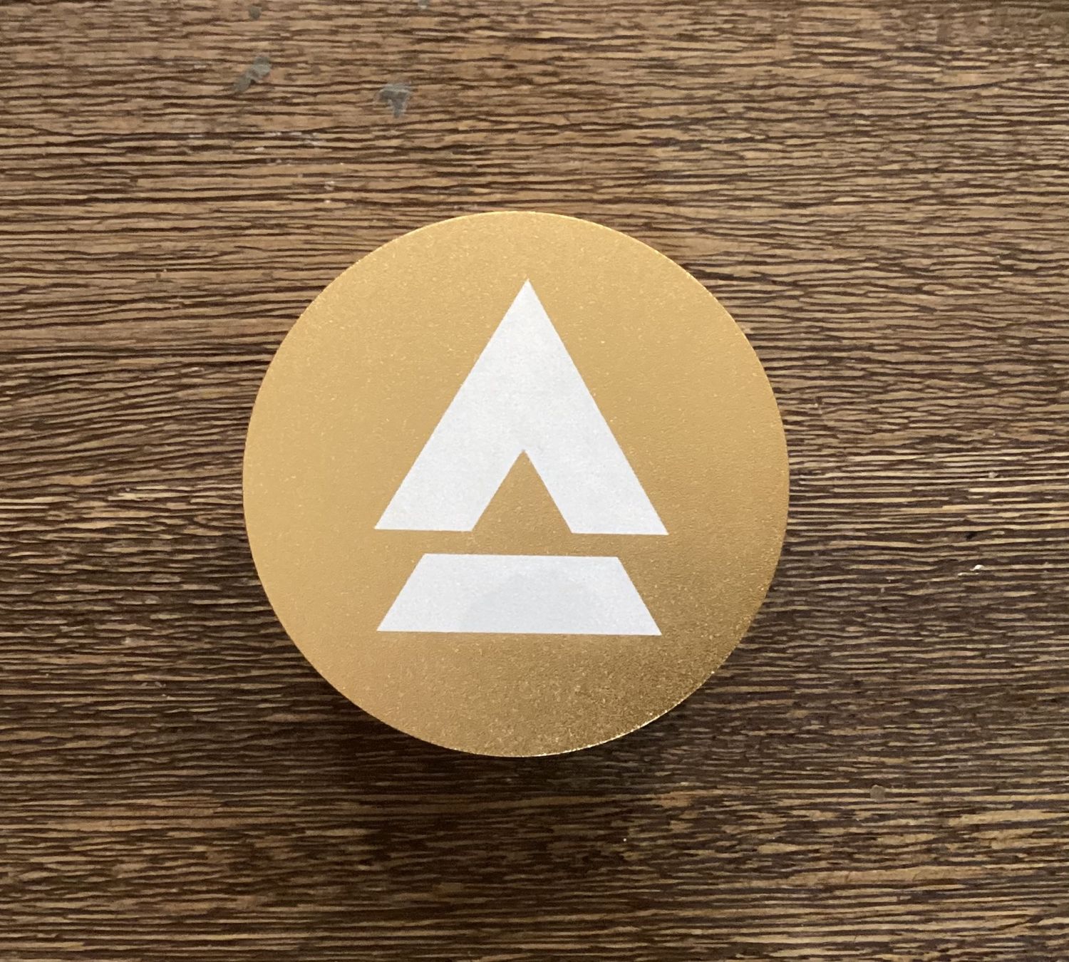 Battletech Logo Gold Dice Puck