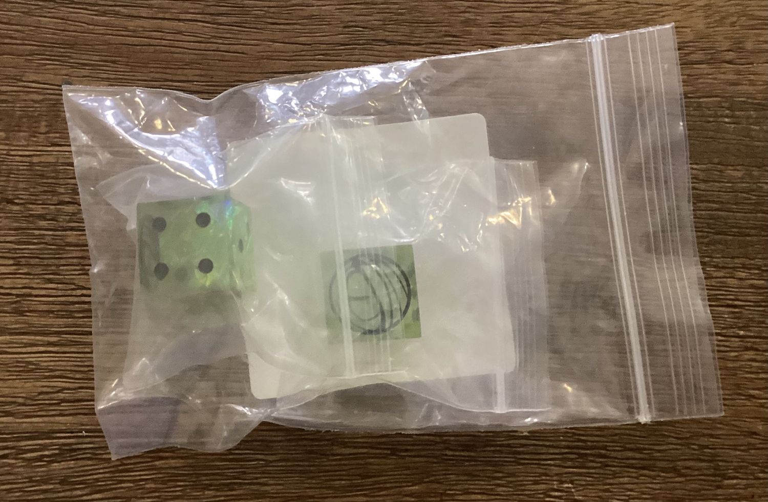 Laser Etched Oberon Confederation  Dice Pair