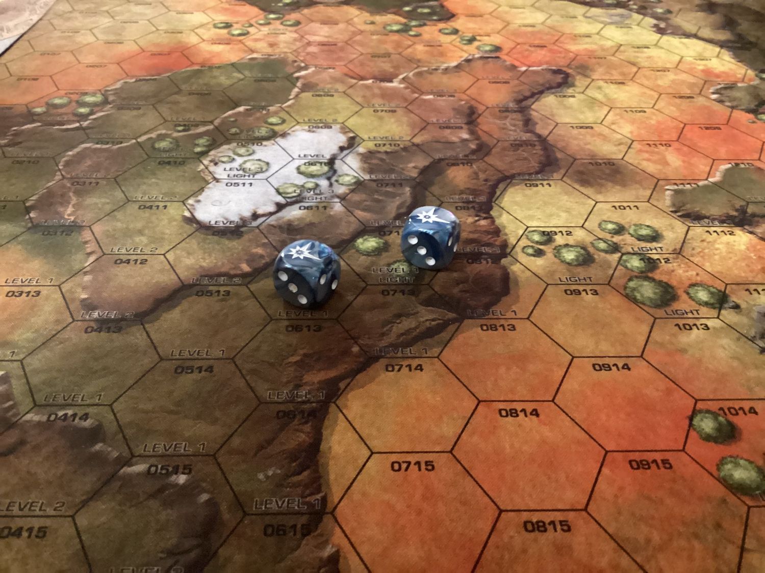 Battletech Acrylic Dice Pair Star Leagur