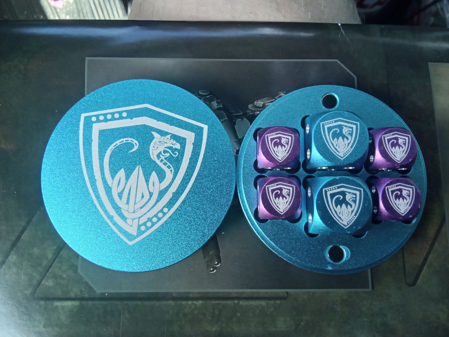 FRR Free Rasalhague Republic Dice Puck