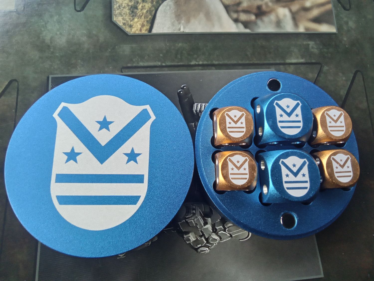 Vesper Marches Dice Puck