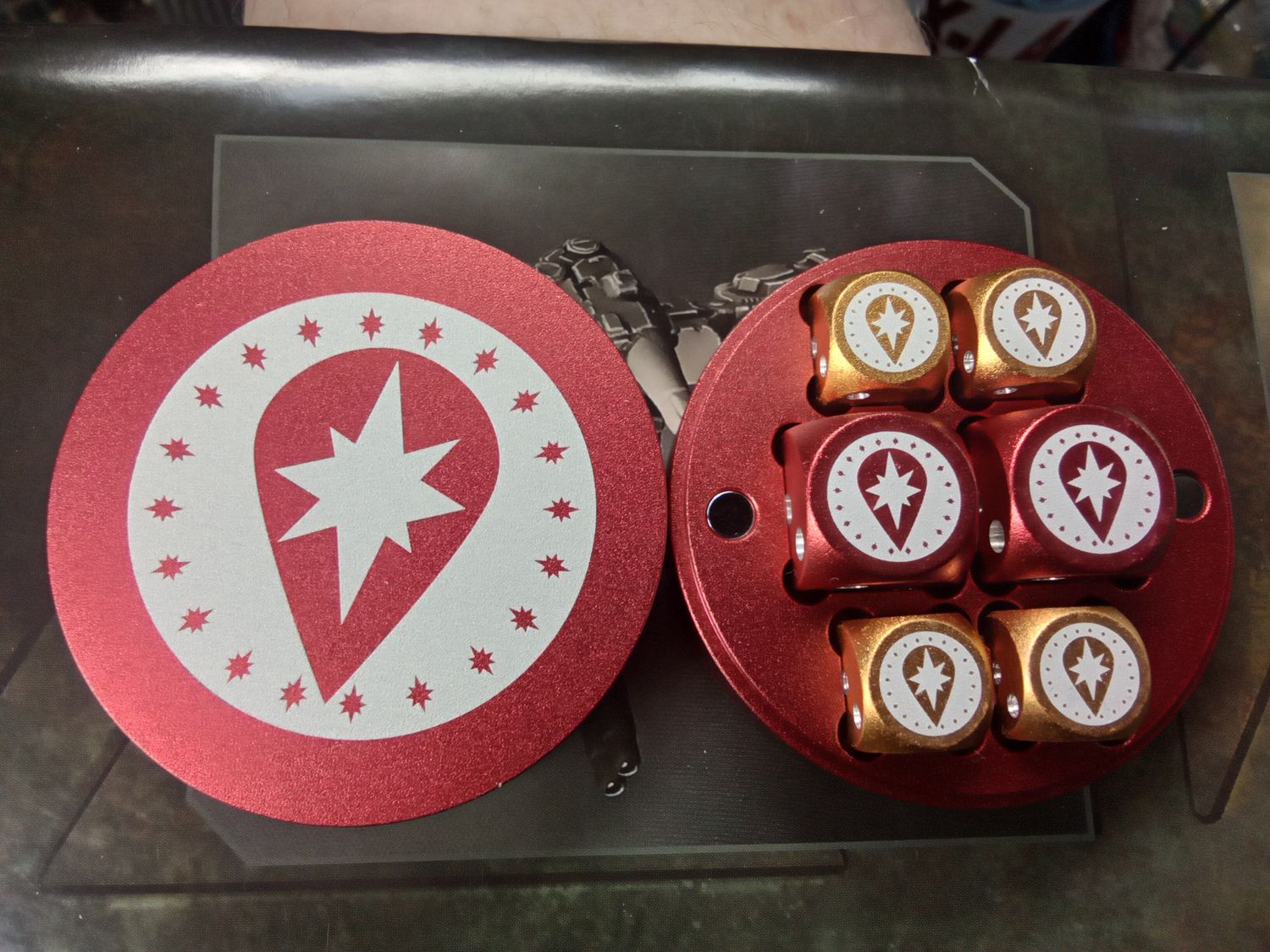 Blood Spirit Dice Puck