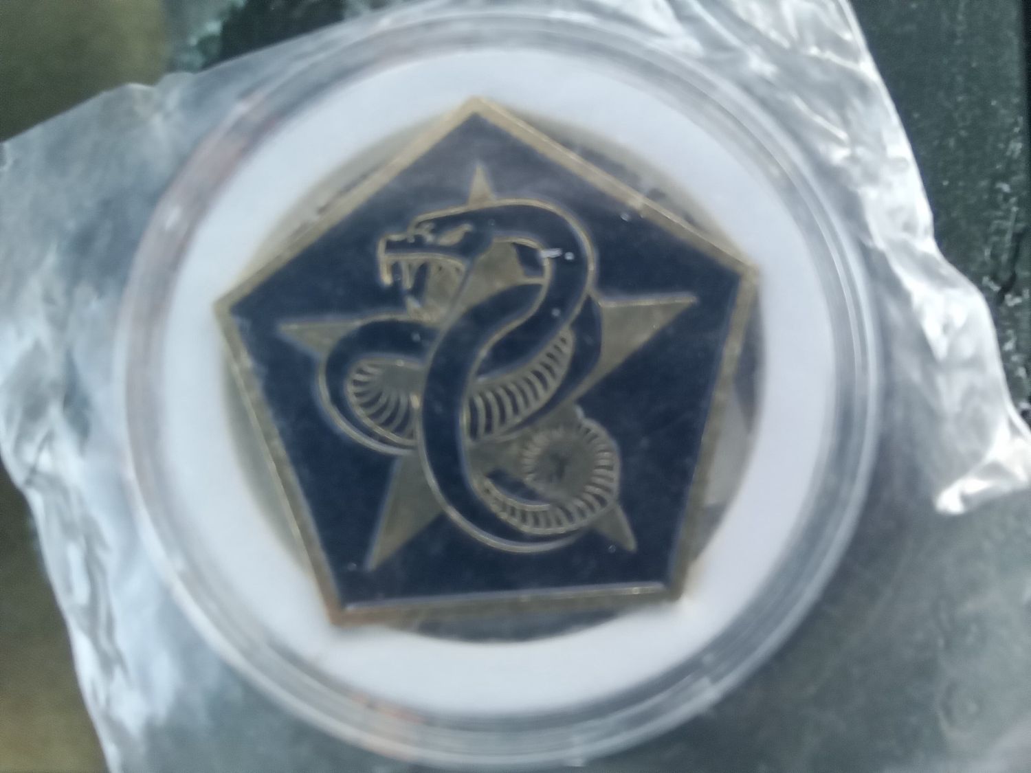 Clan Star Adder Double-sided Challenge Coin Black Series
