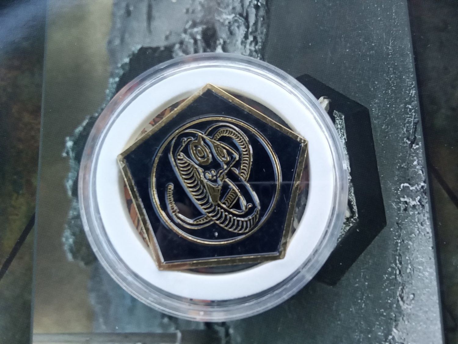 Clan Cloud Cobra Double-sided Challenge Coin Black Series