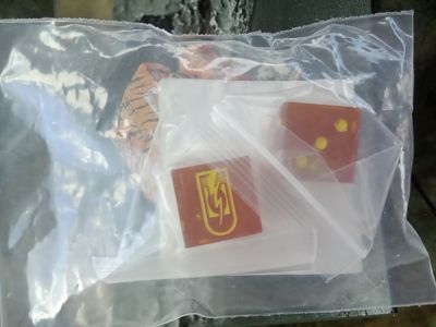 Laser Etched Illician Lancers Dice Pair