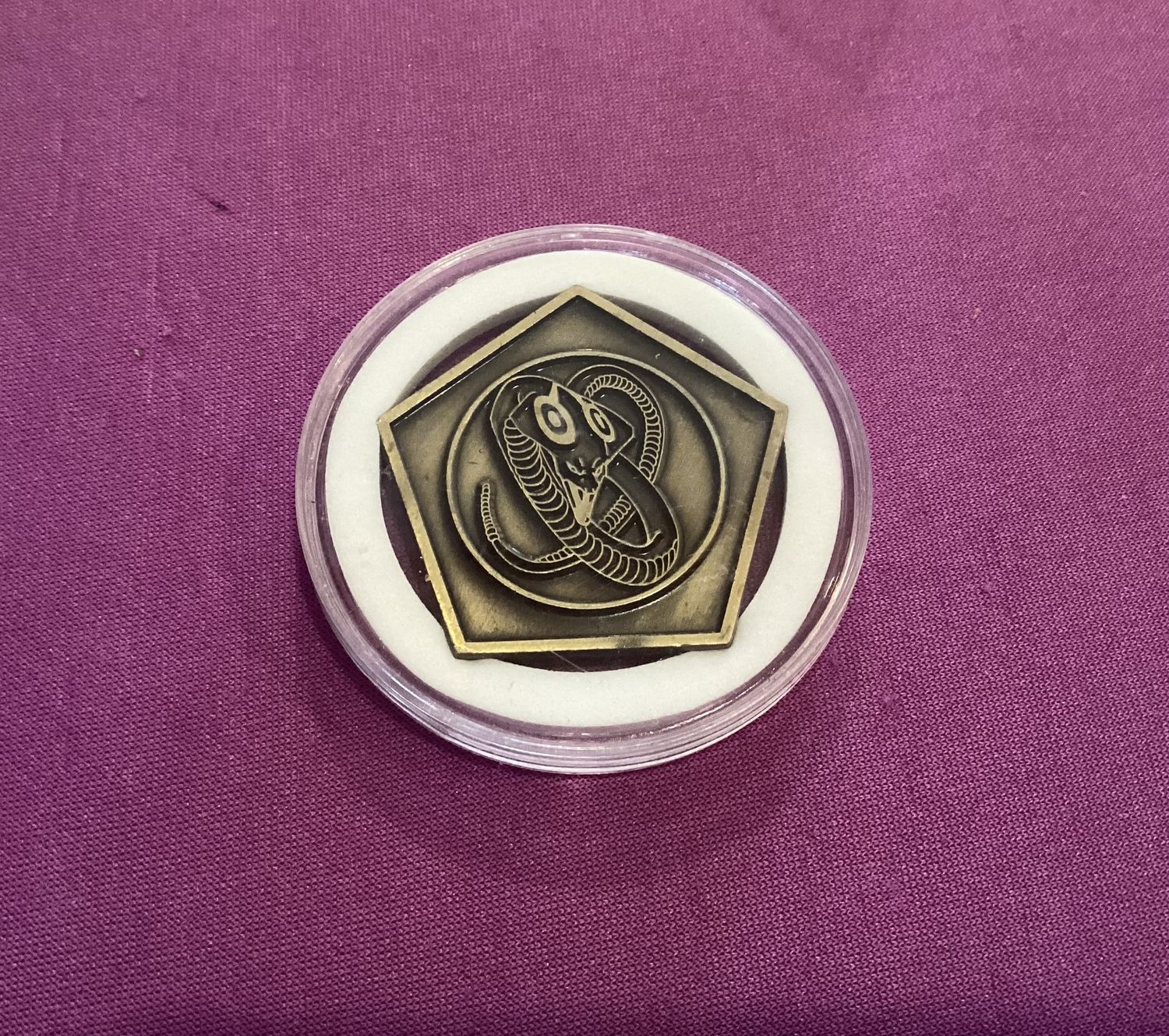 Clan Cloud Cobra Double-sided Challenge Coin Original Brass Series