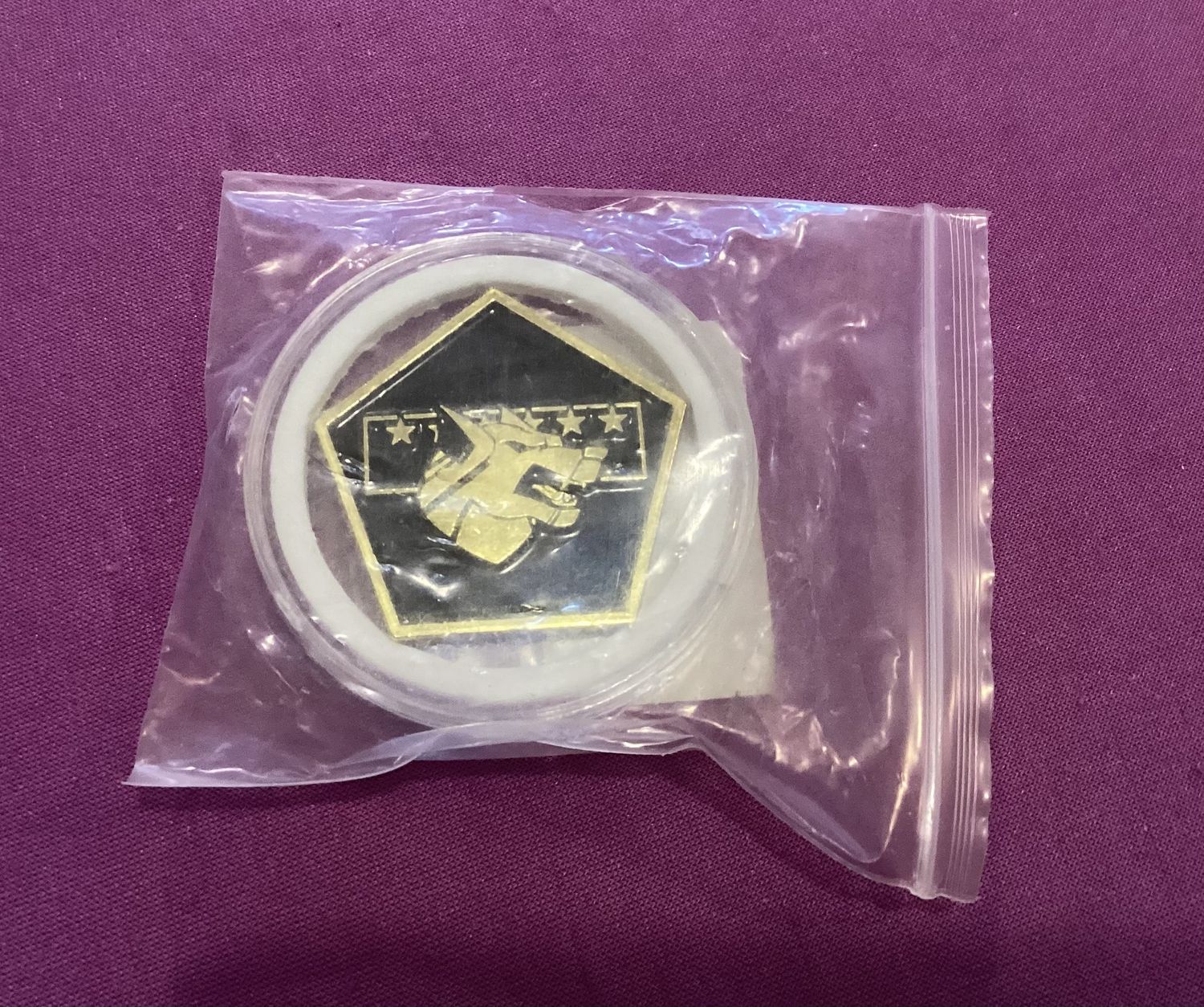 Clan Wolf Double-sided Challenge Coin Black Series