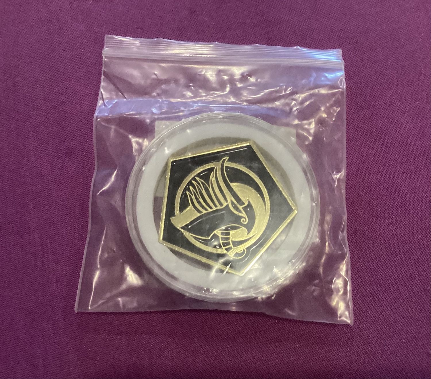 Clan Ice Hellion Double-sided Challenge Coin Black Series