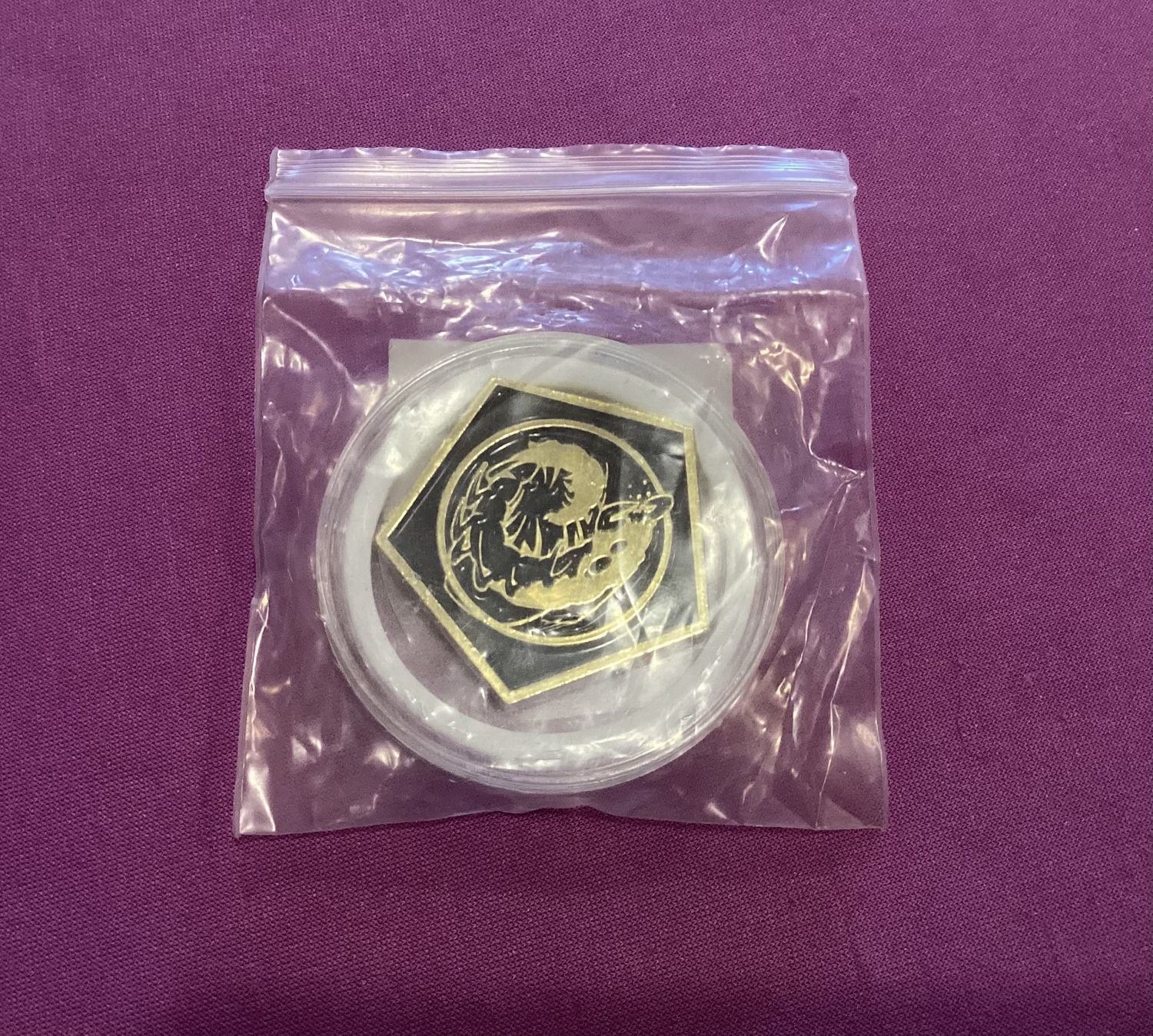 Clan Burrock Double-sided Challenge Coin Black Series