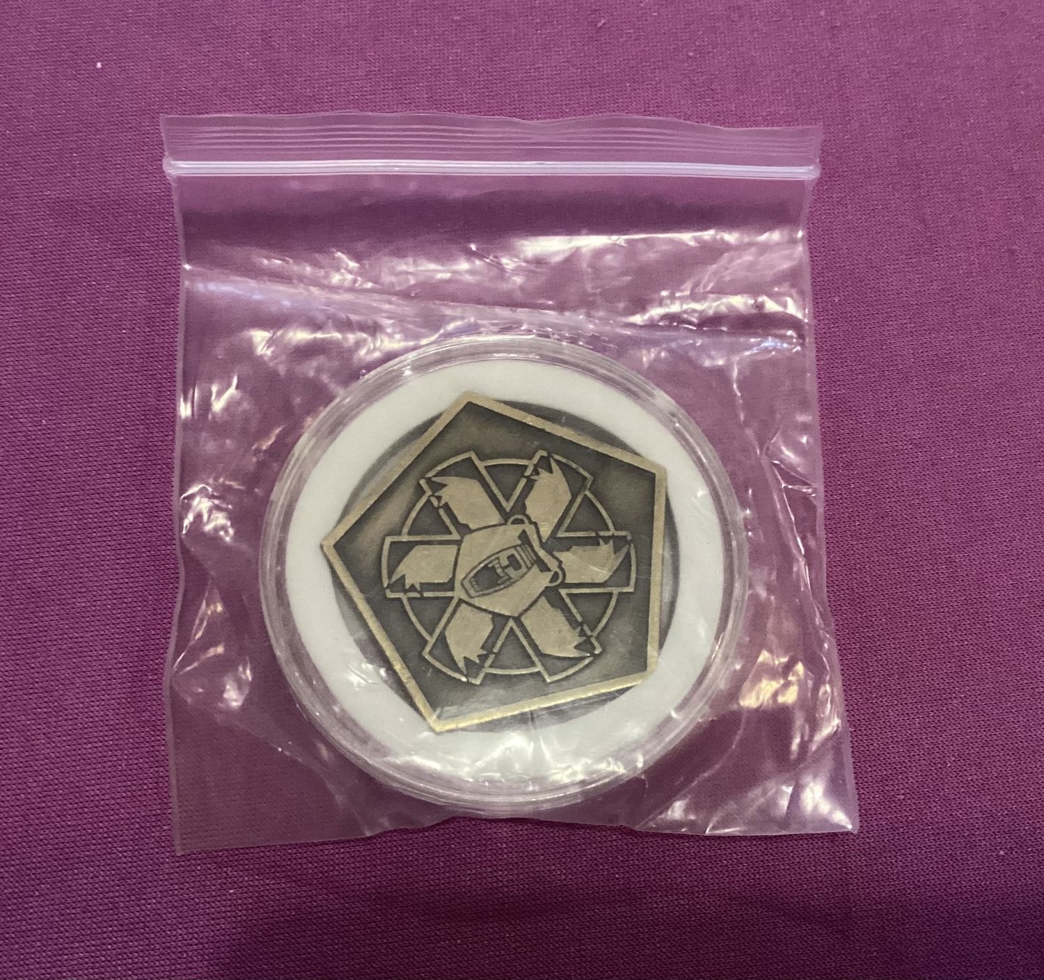 Battletech Clan Ghost Bear Challenge Double-sided Coin Original Brass  Series