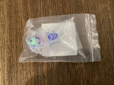 Laser Etched Vesper Marches Dice Pair