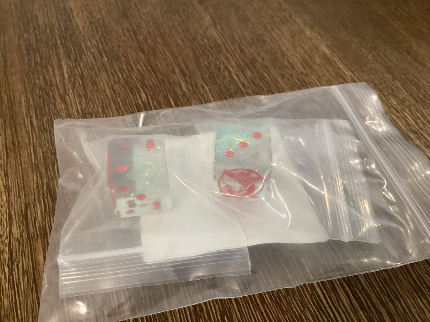 Laser Etched Clan Ice Hellion Dice Pair