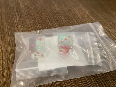 Laser Etched Clan Ice Hellion Dice Pair