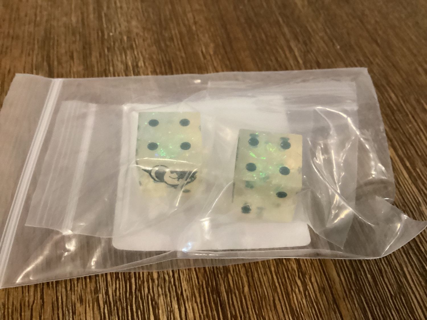 Laser Etched Clan Mongoose Dice Pair
